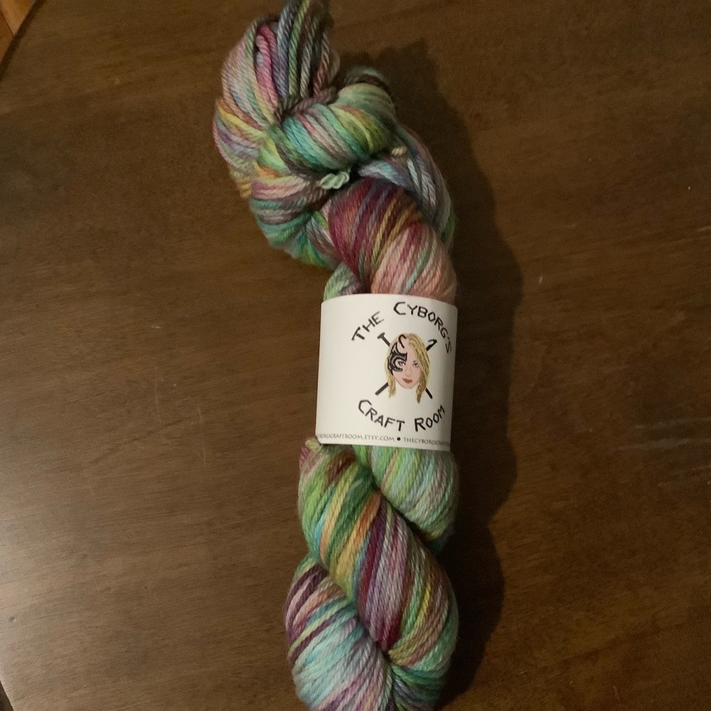 The Cyborg’s Craftroom yarn-Superwash worsted